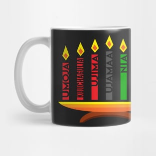 Kwanzaa Candles Holiday Mug